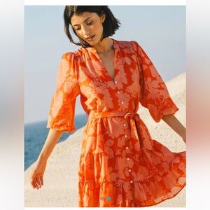 New Trovata Celeste Dress Roseglow Medium NWT